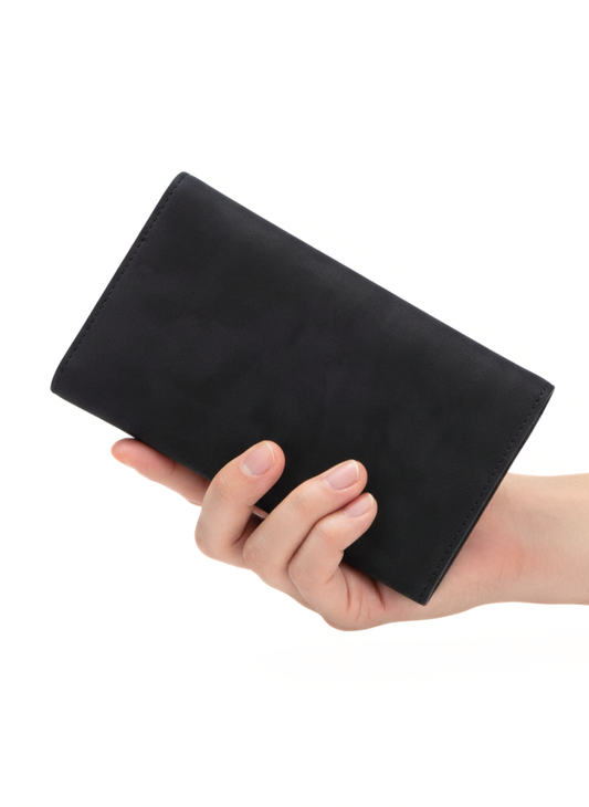 W4 Long Wallet Black