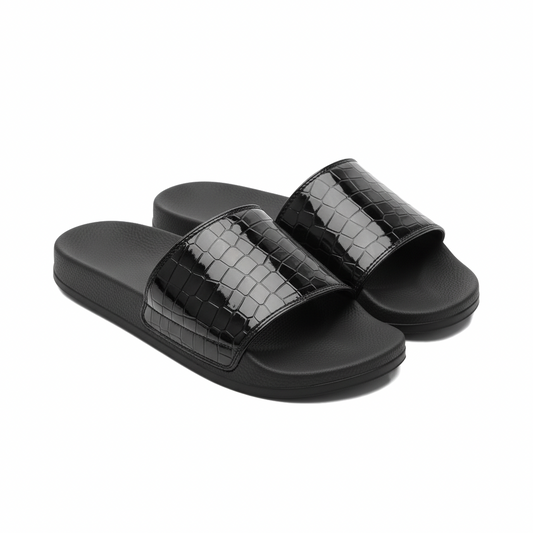 SP 168 CROC SLIDES BLACK