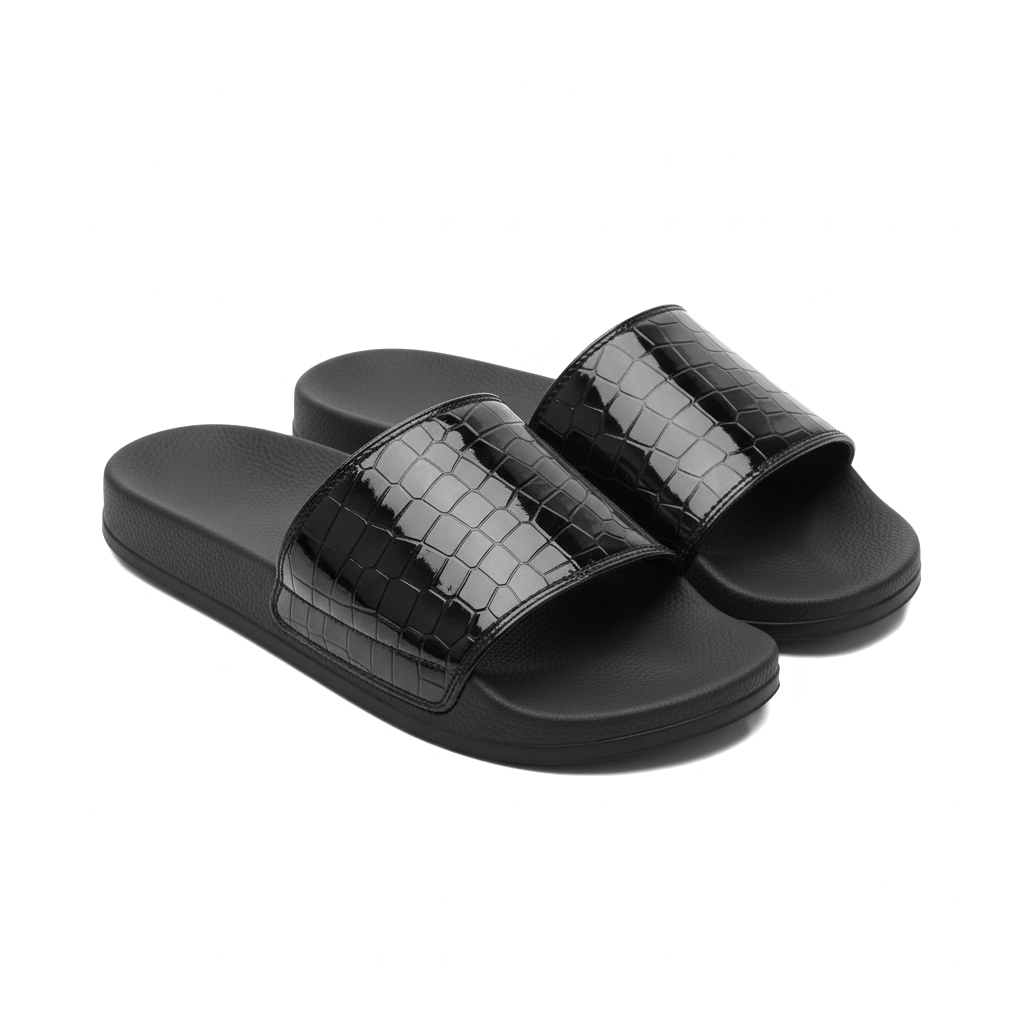 SP 168 CROC SLIDES BLACK