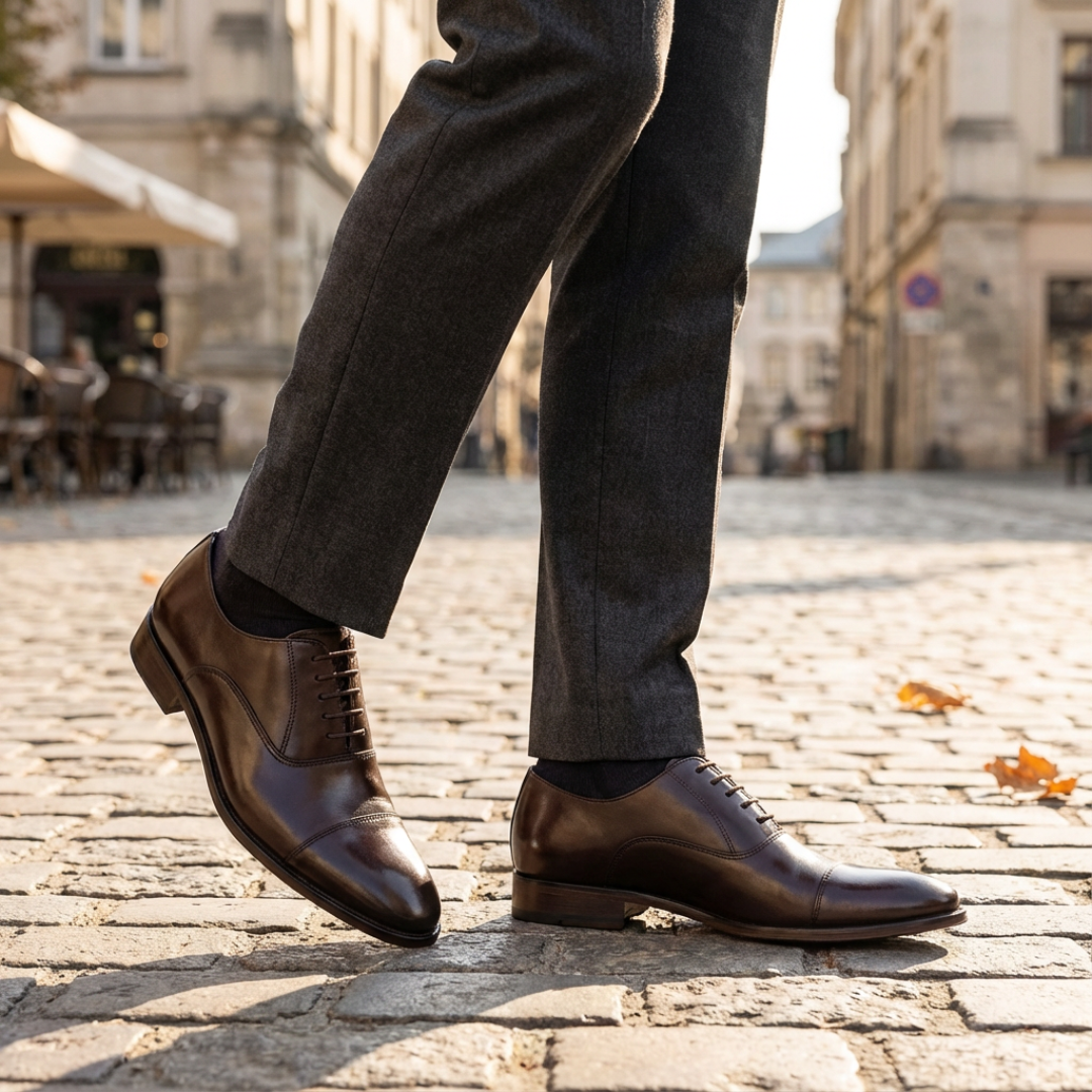 SP 001 BrownStoneOxfords