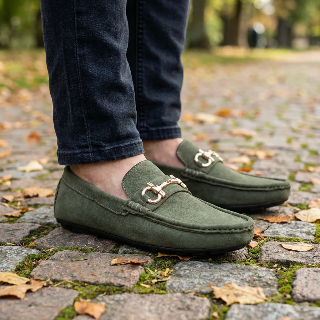 SP 125 Green Suede Loafer