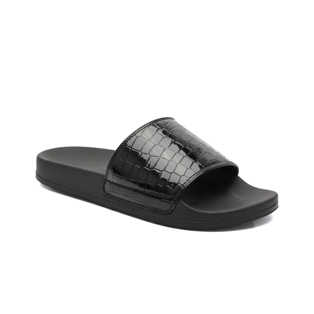 SP 168 CROC SLIDES BLACK