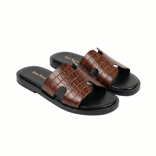 SP 157 Hermes Light Brown Croc