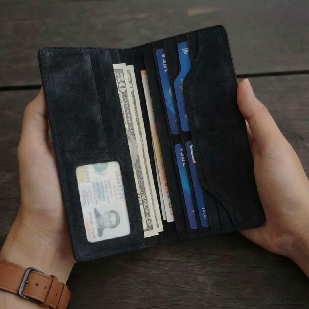 W4 Long Wallet Black