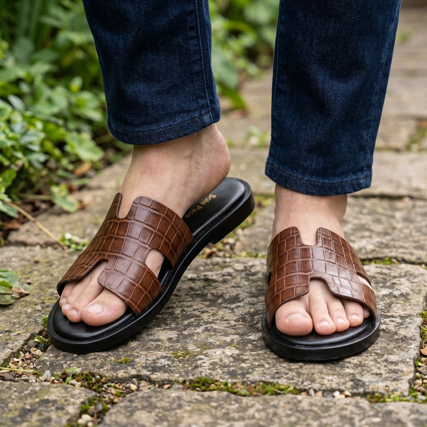 SP 157 Hermes Light Brown Croc